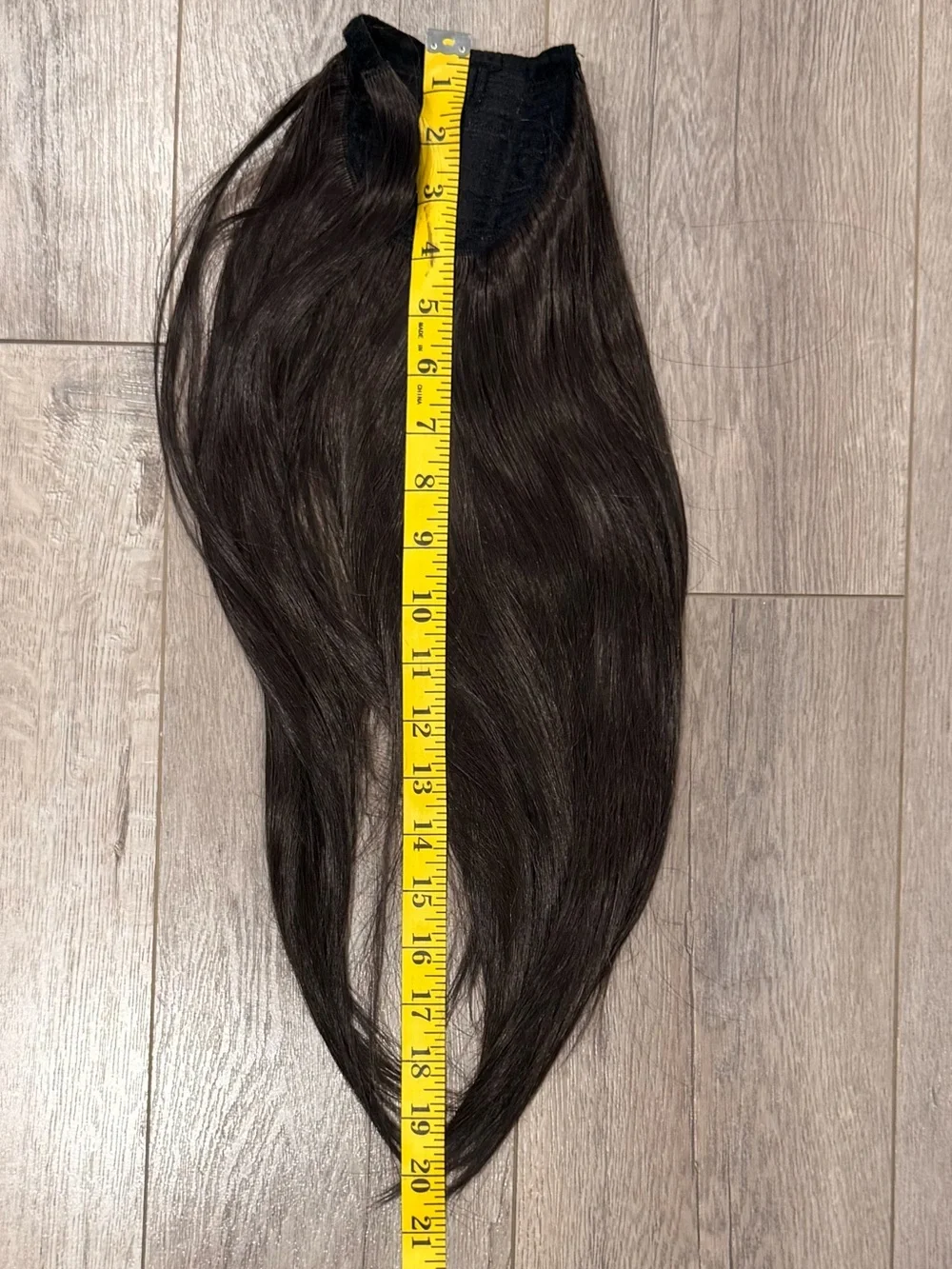 Free Comb - New Dark Brown Synthetic Ponytail Wrap 20” 160g